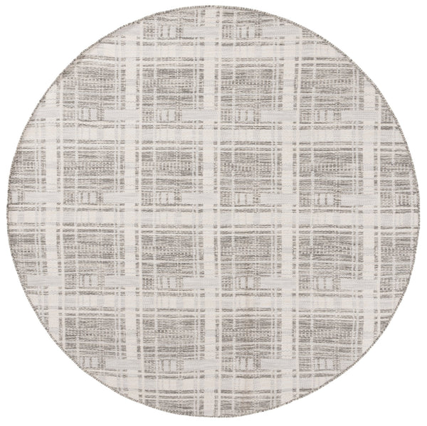 Safavieh Beach Modern Elegance Grey And Ivory Square Area Rug For Indoor And Outdoor Spaces – Durable Style Grey ,Ivory Polypropylene Bhs412f-7sq