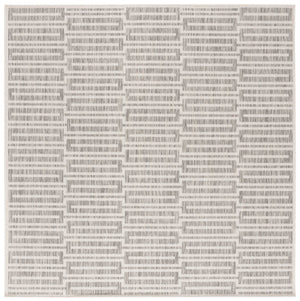 Safavieh Beach Area Rug - Timeless Grey & Ivory Geometric Design, Durable Indoor/Outdoor Comfort For Any Space Grey ,Ivory Polypropylene Bhs418f-4
