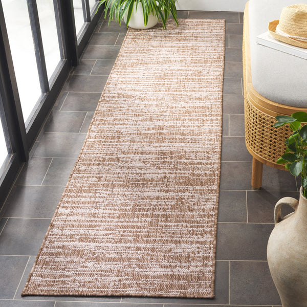 Safavieh Beach House Elegant Grey And Ivory Area Rug - Plush Comfort And Timeless Design For Any Space Brown ,Ivory Polypropylene Bhs424t-7sq