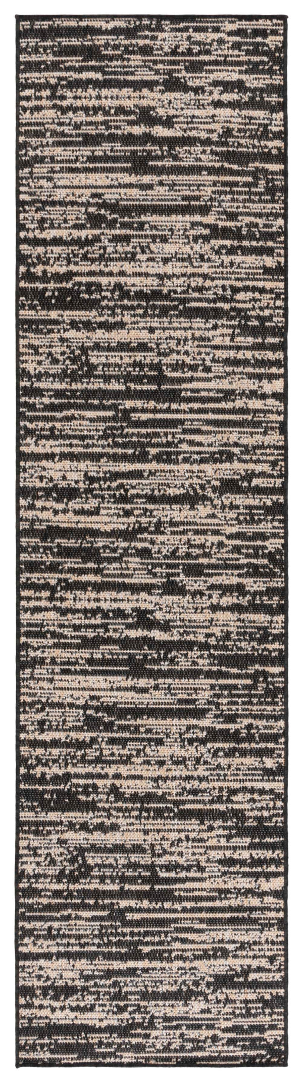 Safavieh Beach House Elegant Grey And Ivory Area Rug - Plush Comfort And Timeless Design For Any Space Black ,Beige Polypropylene Bhs424z-7r