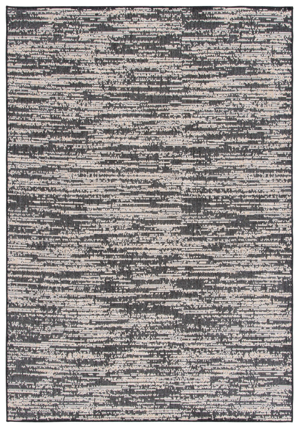 Safavieh Beach House Elegant Grey And Ivory Area Rug - Plush Comfort And Timeless Design For Any Space Black ,Beige Polypropylene Bhs424z-7r