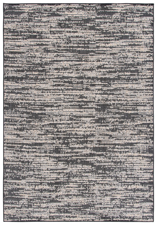 Safavieh Beach House Elegant Grey And Ivory Area Rug - Plush Comfort And Timeless Design For Any Space Black ,Beige Polypropylene Bhs424z-7r