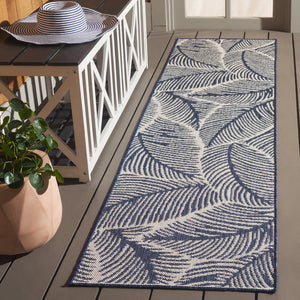 Safavieh Beach Elegant Navy And Ivory Area Rug – Durable, Nature-inspired Design For Indoor And Outdoor Use Navy ,Ivory Polypropylene Bhs426n-28