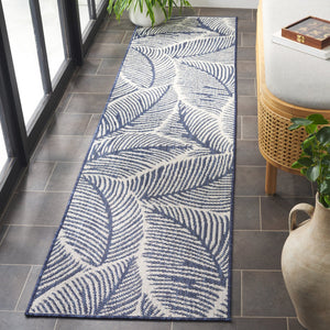 Safavieh Beach Elegant Navy And Ivory Area Rug – Durable, Nature-inspired Design For Indoor And Outdoor Use Navy ,Ivory Polypropylene Bhs426n-28