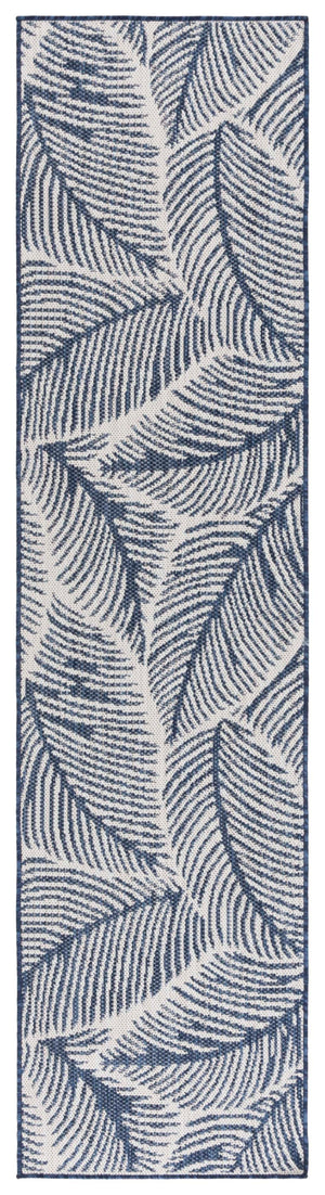 Safavieh Beach Elegant Navy And Ivory Area Rug – Durable, Nature-inspired Design For Indoor And Outdoor Use Navy ,Ivory Polypropylene Bhs426n-28
