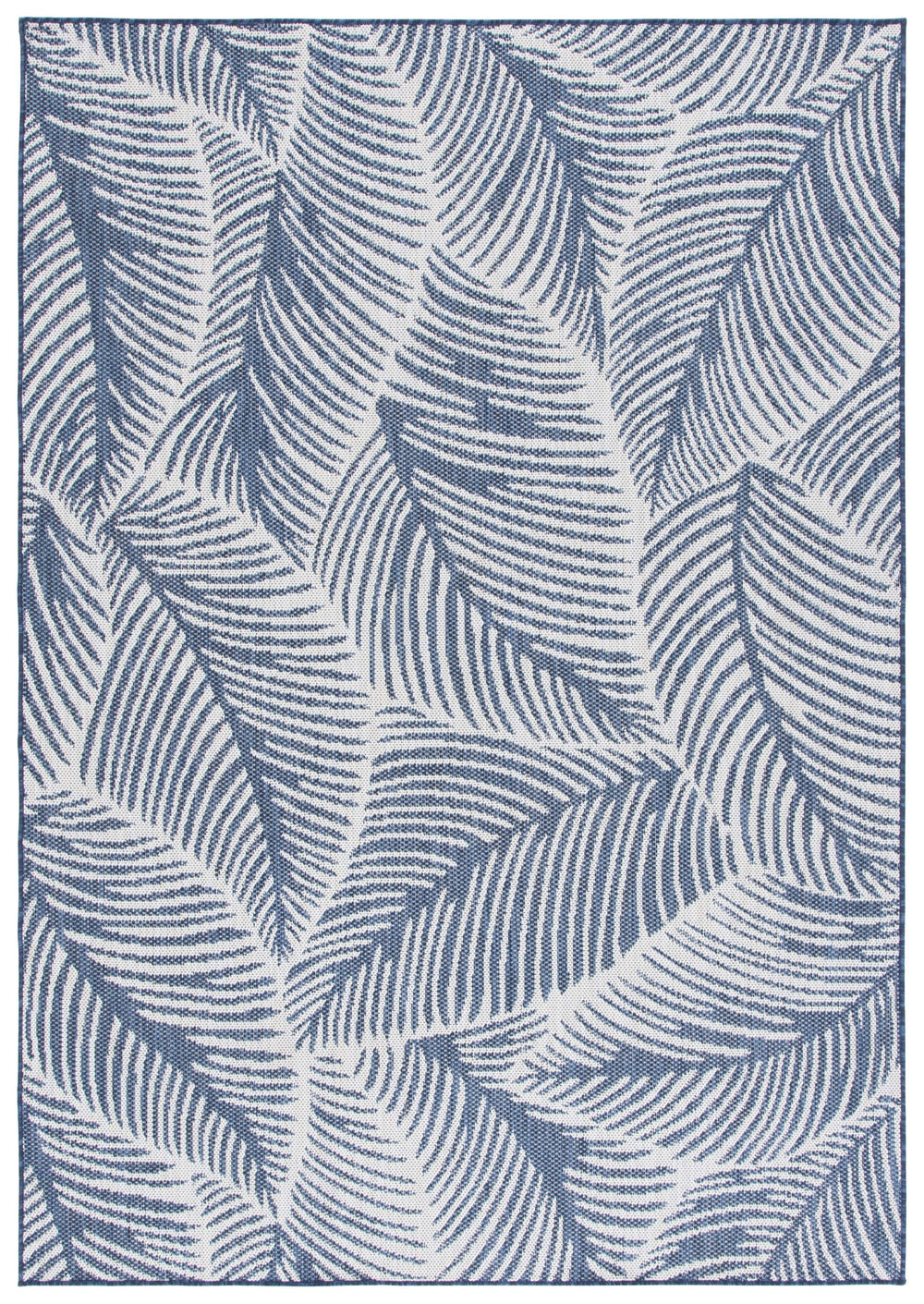 Safavieh Beach Elegant Navy And Ivory Area Rug – Durable, Nature-inspired Design For Indoor And Outdoor Use Navy ,Ivory Polypropylene Bhs426n-28