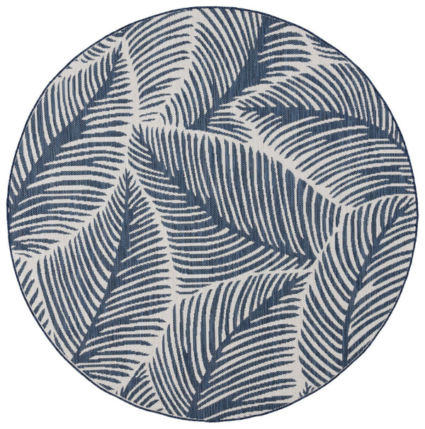 Safavieh Beach Elegant Navy And Ivory Area Rug – Durable, Nature-inspired Design For Indoor And Outdoor Use Navy ,Ivory Polypropylene Bhs426n-28