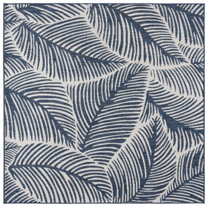 Safavieh Beach Elegant Navy And Ivory Area Rug – Durable, Nature-inspired Design For Indoor And Outdoor Use Navy ,Ivory Polypropylene Bhs426n-28