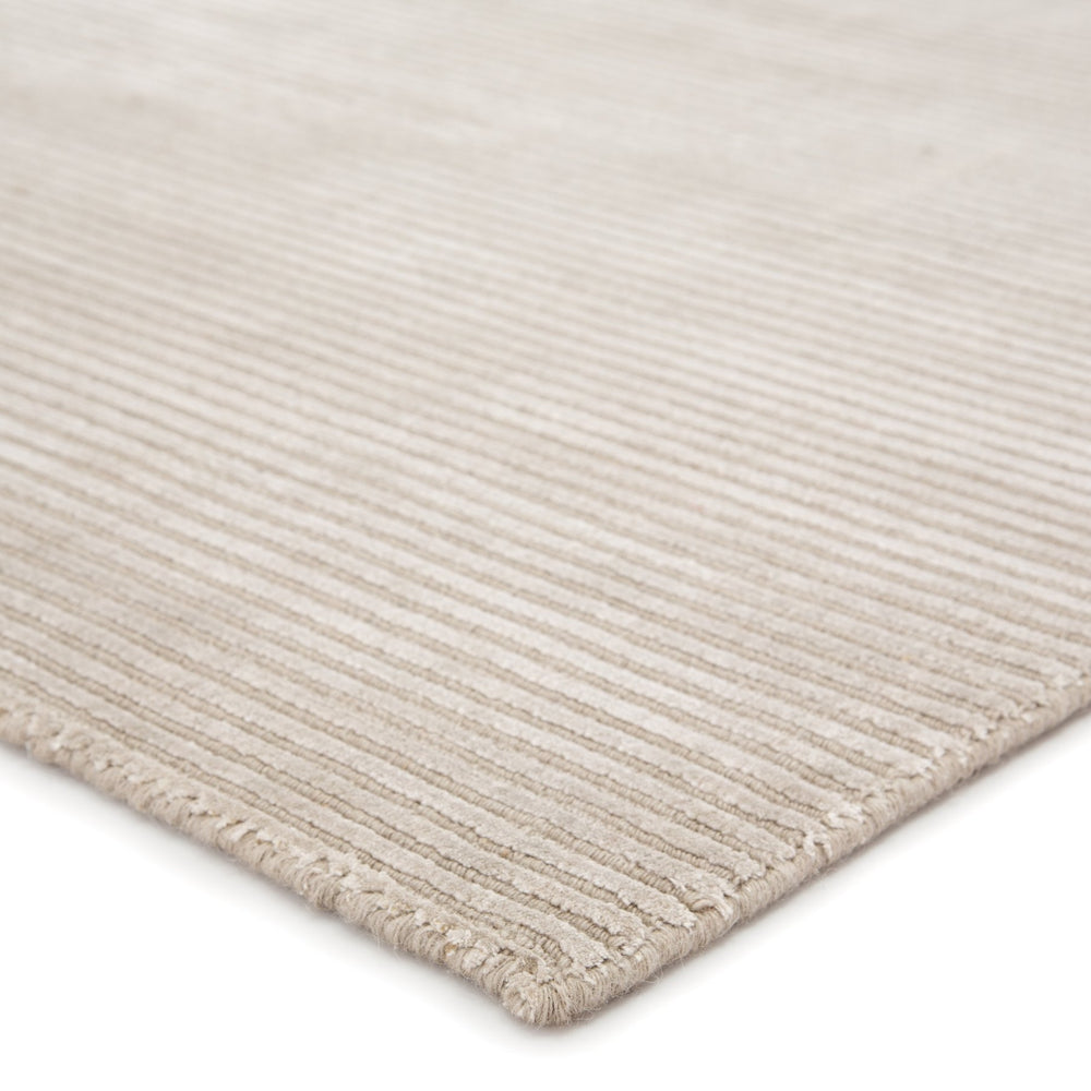 Jaipur Living Basis Basis Bi03 Handwoven Handmade 60% Wool 40% Viscose Solids Solid Indoor Rug Light Gray, Taupe 60% Wool 40% Viscose Rug158209
