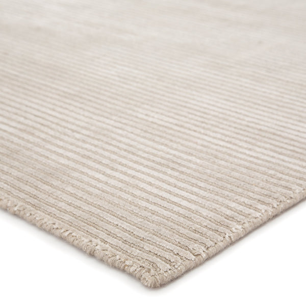 Jaipur Living Basis Basis Bi03 Handwoven Handmade 60% Wool 40% Viscose Solids Solid Indoor Rug Light Gray, Taupe 60% Wool 40% Viscose Rug158209