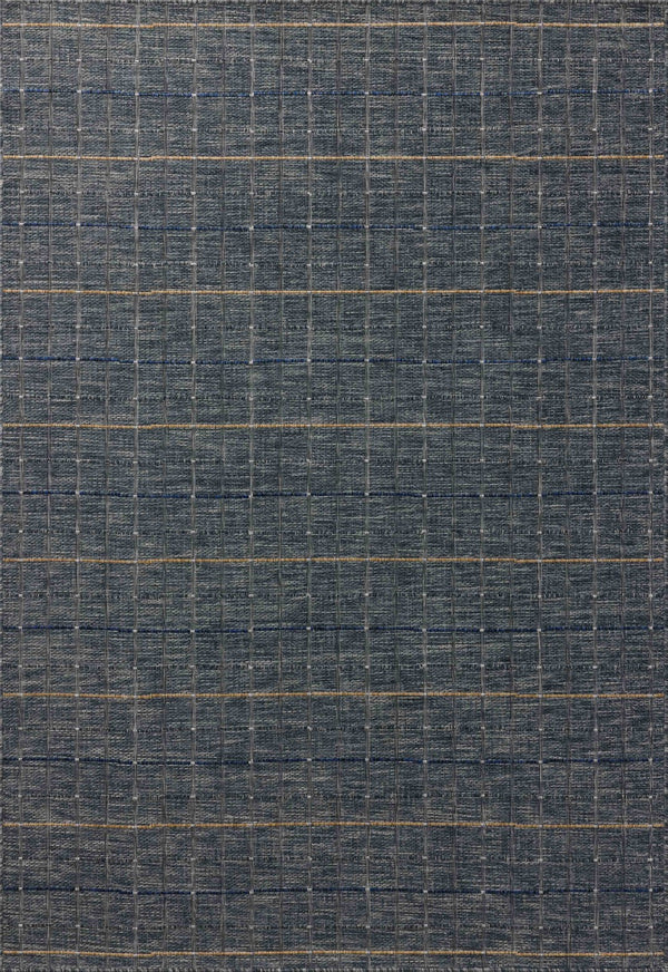 Loloi Birch BIR-02 Power Loomed Indoor/Outdoor Area Rug Sky ,Wheat 100% Polypropylene Pile BIRCBIR-02SCWT5073