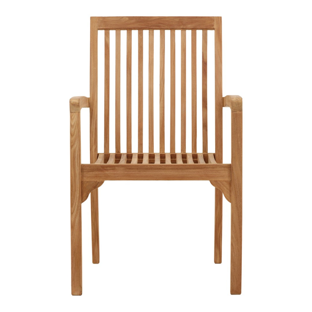 Karina Living Ashdown Arm Chair - Elegant Solid Teak Seating for Indoor/Outdoor Living, Weather Resistant Design BJ002