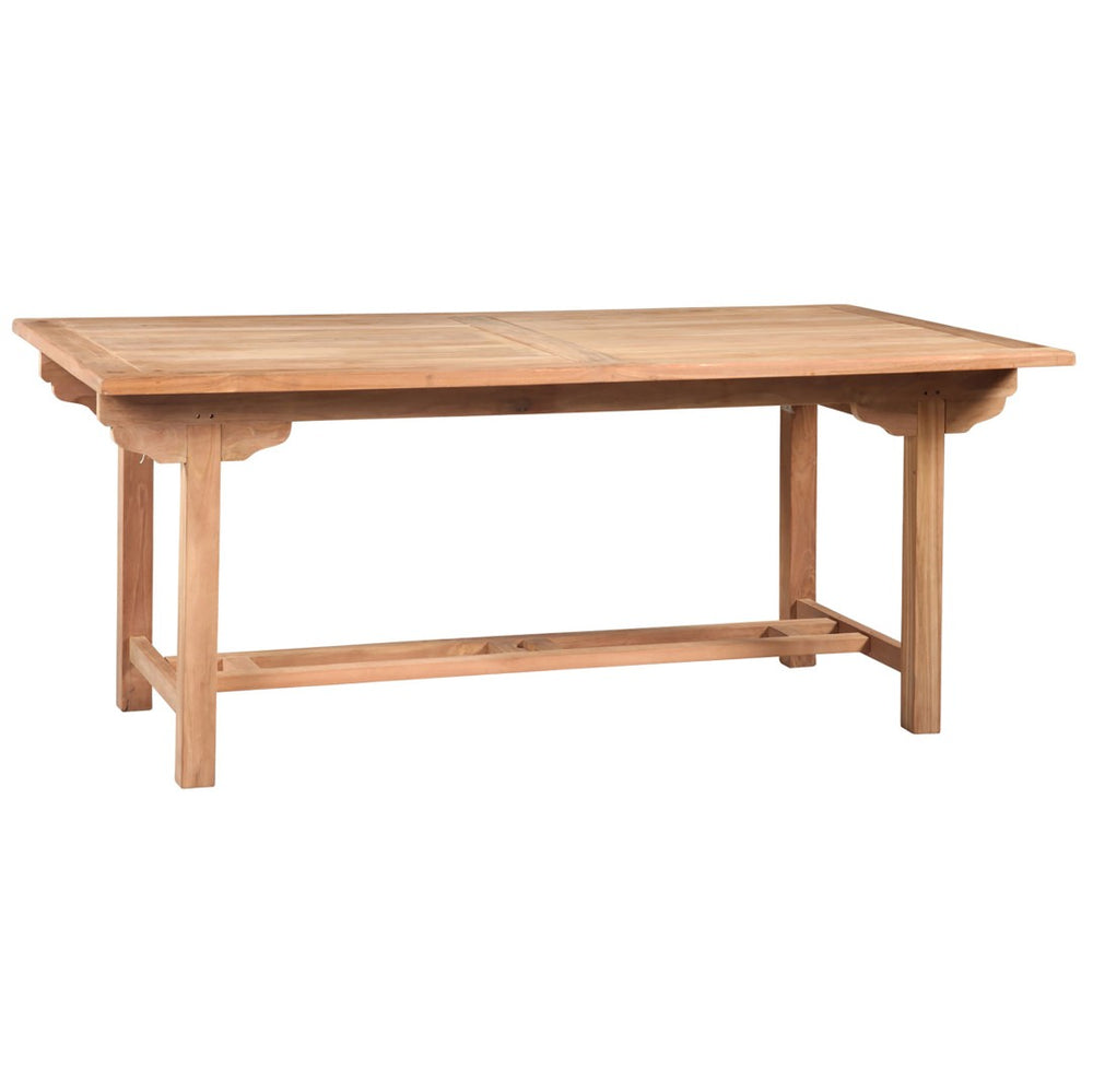 Karina Living Artest Outdoor Dining Table - Premium Teak Centerpiece for Stylish Al Fresco Dining & Gatherings BJ014
