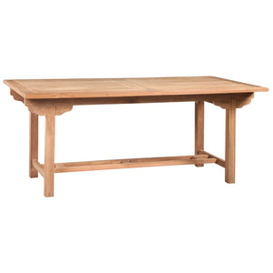 Karina Living Artest Outdoor Dining Table - Premium Teak Centerpiece for Stylish Al Fresco Dining & Gatherings BJ014