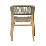 Dovetail,Dining Chairs,,Natural Wood Finish and Taupe Rope,Teak Wood with Synthetic Rope,UPS/FedEx,Light Brown,Brown,Brown,,Wood,Wood,Cotton,Jute,,REGULAR 15,$550 - $700 Bettina Outdoor Dining Chair BJ024 Dovetail Dovetail