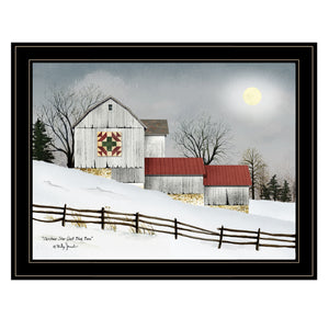 English Elm Trendy Decor 4u Billy Jacobs Christmas Barn Wood Framed Farmhouse Wall Art Print B06785181