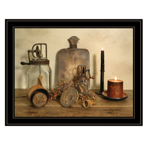 English Elm "sweet Cream Butter" Billy Jacobs Framed Wall Art Pastoral Print for Farmhouse Decor B06785193