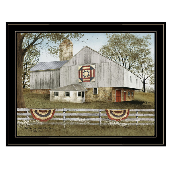 English Elm Trendy Decor 4u Billy Jacobs Farmhouse Barn Framed Canvas Art for Rustic Walls B06785213