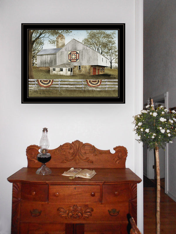 English Elm Trendy Decor 4u Billy Jacobs Farmhouse Barn Framed Canvas Art for Rustic Walls B06785213