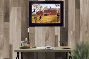 English Elm "autumn Gold" Billy Jacobs Framed Print Rustic Harvest Art for Farmhouse Walls B06785246