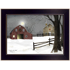 English Elm Trendy Decor 4u Billy Jacobs Pastoral Stable Framed Print Rustic Farmhouse Wall Art B06785332