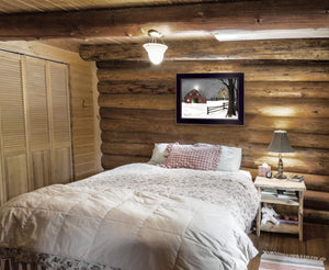 English Elm Trendy Decor 4u Billy Jacobs Pastoral Stable Framed Print Rustic Farmhouse Wall Art B06785332