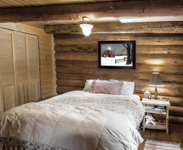English Elm Trendy Decor 4u Billy Jacobs Pastoral Stable Framed Print Rustic Farmhouse Wall Art B06785332