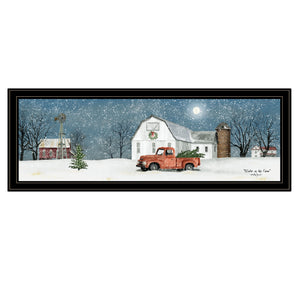 English Elm Trendy Decor 4u Billy Jacobs Winter Farm Framed Art Rustic Pastoral Wall Print B06785424