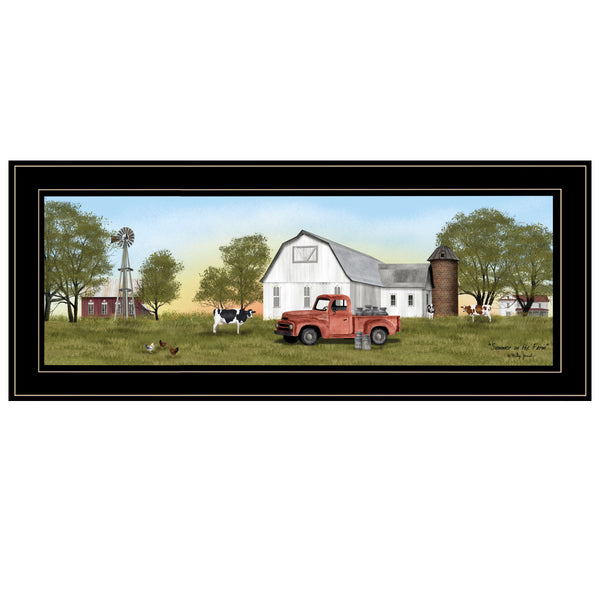 English Elm Trendy Decor 4u Billy Jacobs Pastoral Farmhouse Framed Print Solid Wood Wall Art B06785434