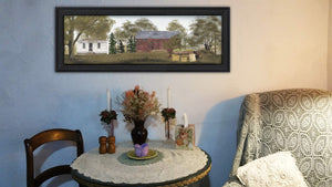 English Elm Trendy Decor 4u Billy Jacobs Corn Harvest Framed Art Rustic Farmhouse Wall Print B06785438