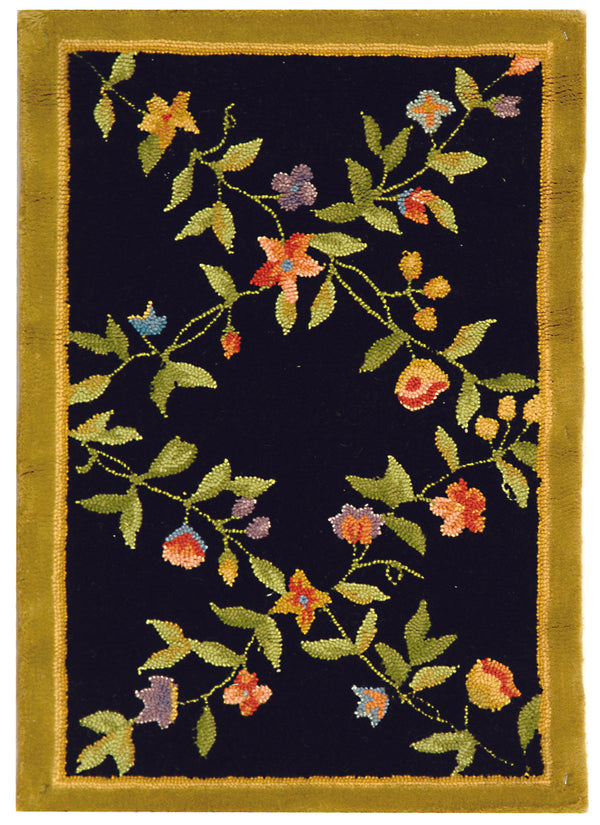 Safavieh Berkeley Elegant Floral Area Rug - Luxurious Wool Pile For Hallways And Entryways, Timeless Design Assorted Wool Pile Bk147b-28