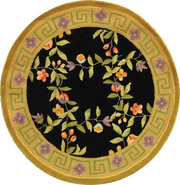 Safavieh Berkeley Elegant Floral Area Rug - Luxurious Wool Pile For Hallways And Entryways, Timeless Design Assorted Wool Pile Bk147b-28