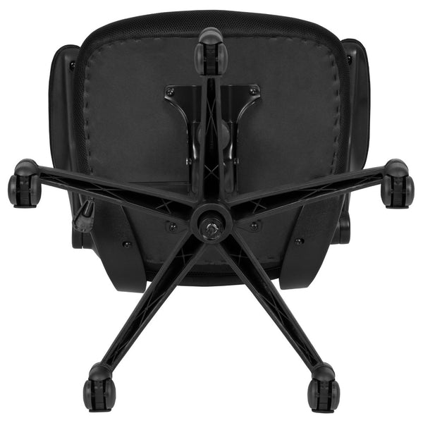 English Elm Kelista Ergonomic Swivel Office Chair with Mesh Back, Adjustable Height & Flip-Up Arms for Comfort Black Mesh/Black Frame BL-X-5M-BK-GG