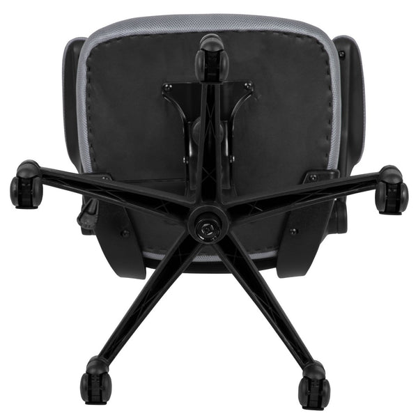 English Elm Kelista Ergonomic Swivel Office Chair with Mesh Back, Adjustable Height & Flip-Up Arms for Comfort Dark Gray Mesh/Black Frame BL-X-5M-DKGY-GG