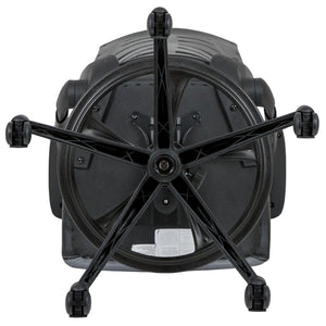 English Elm Kale High Back Ergonomic Drafting Chair with Adjustable Foot Ring and Flip-Up Arms for Comfort Dark Gray BL-ZP-809D-DKGY-GG