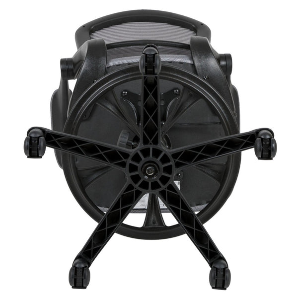 English Elm Kale Ergonomic Drafting Chair with Adjustable Foot Ring and Flip-Up Arms for Maximum Comfort Dark Gray BL-ZP-8805D-DKGY-GG