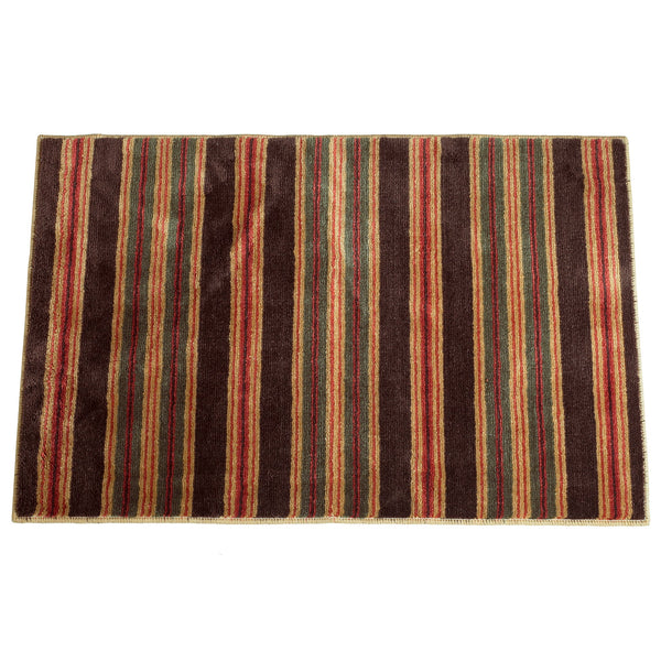 Hiend Accents High Country Rug - Soft Premium Acrylic With Slip-resistant Backing For Rustic Lodge Decor Brown,Tan,Red 100% Premium Arylic,Latex Backing Bl1001-os-st
