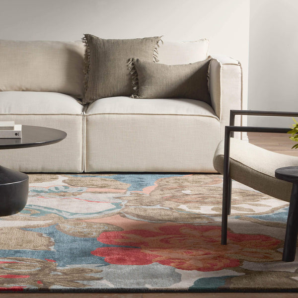 Jaipur Living Jaipur Living Wool Viscose Hand Tufted Watercolor Floral Rug for Bedroom or Room RUG112720