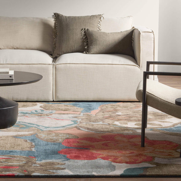 Jaipur Living Jaipur Living Wool Viscose Hand Tufted Watercolor Floral Rug for Bedroom or Room RUG112720