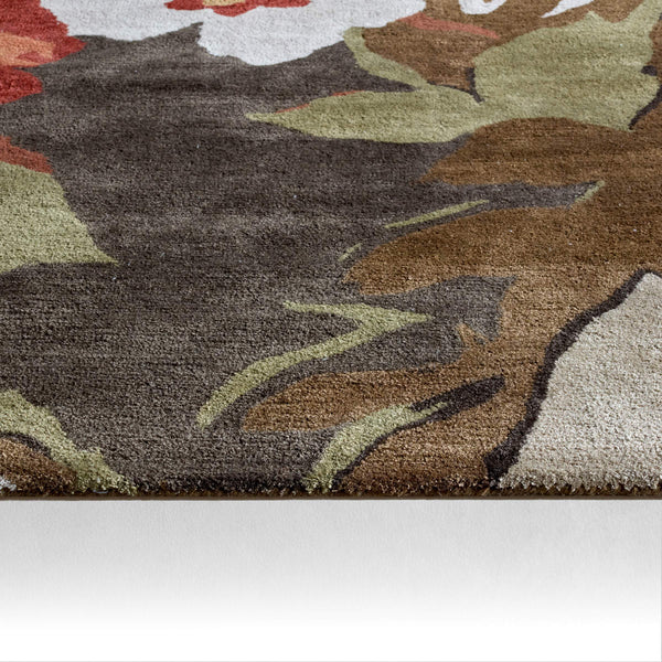 Jaipur Living Jaipur Living Hand Tufted Wool Viscose Floral Accent Rug Bohemian Botanical Gray RUG100402