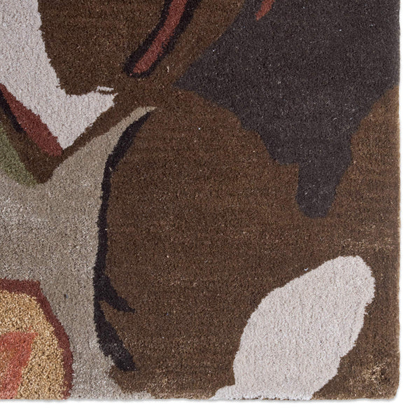 Jaipur Living Jaipur Living Hand Tufted Wool Viscose Floral Accent Rug Bohemian Botanical Gray RUG100402