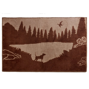 Hiend Accents Jasper Lakeshore Rug - Elevate Your Lakeside Retreat With Rustic Charm And Slip-resistant Comfort Multi 100% Premium Arylic,Latex Backing Bl1890-tt-oc
