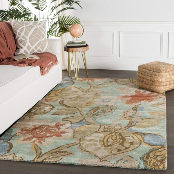Jaipur Living Jaipur Living Petal Pusher Hand Tufted Wool Viscose Round Floral Rug for Rooms RUG100561