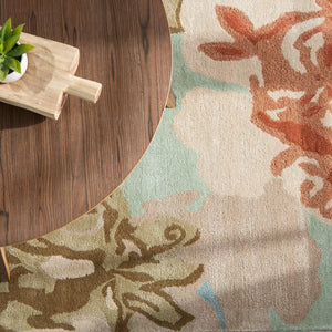 Jaipur Living Jaipur Living Petal Pusher Hand Tufted Wool Viscose Round Floral Rug for Rooms RUG100561