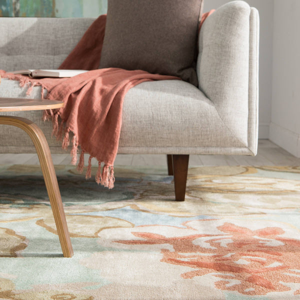 Jaipur Living Jaipur Living Floral Wool Viscose Hand Tufted Watercolor Botanical Accent Rug RUG100565