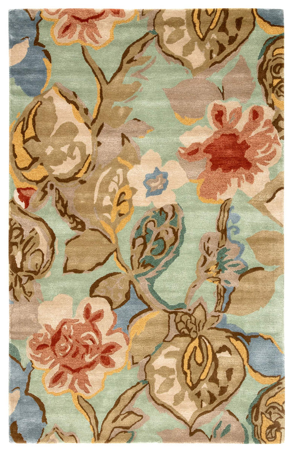 Jaipur Living Jaipur Living Handtufted Wool Viscose Floral Area Rug Watercolor Blooms Plush Pile RUG113457