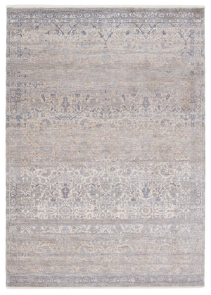 Jaipur Living Jaipur Living Amerie Polyester Oriental Area Rug Vintage Tonal Beige Gray Soft Pile 10' x 14' RUG152998