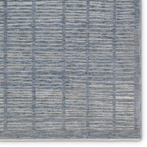 Jaipur Living Ballad Dounia Bla11 Powerloomed Machinemade 100% Polyester Lines Stripes Indoor Rug Blue, Light Gray 100% Polyester Rug158529