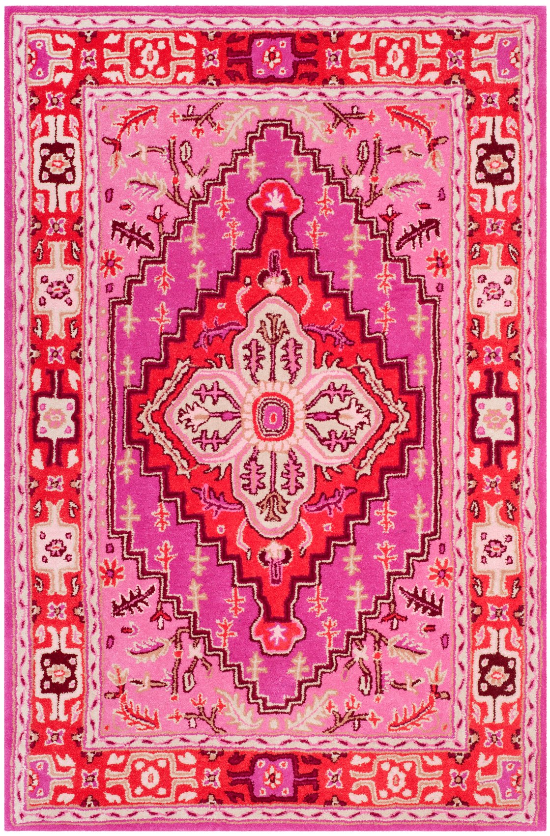 Bellagio Handcrafted Wool Area Rug - Elegant Artisan Design With Vibra