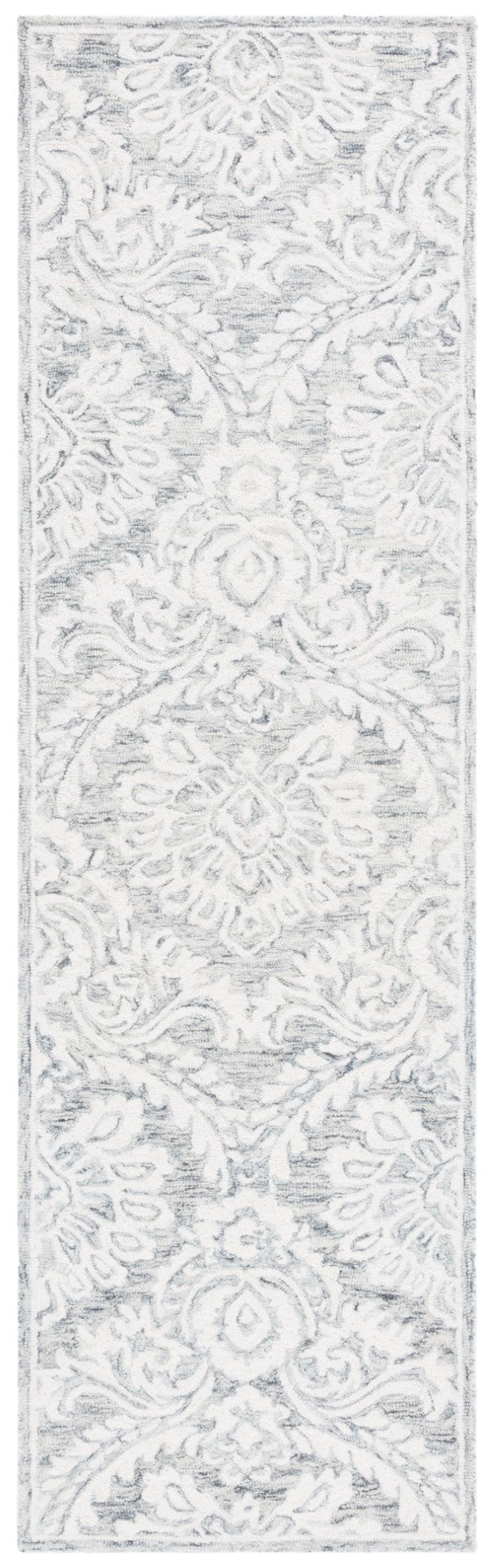Safavieh Blossom 106 Hand Tufted Country and Floral Rug Grey / Ivory BLM106H-28